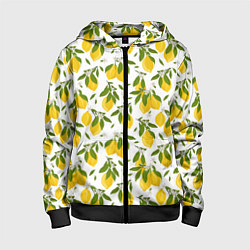 Детская толстовка на молнии Лимоны