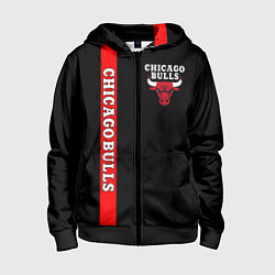 Детская толстовка на молнии CHICAGO BULLS