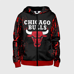 Детская толстовка на молнии CHICAGO BULLS