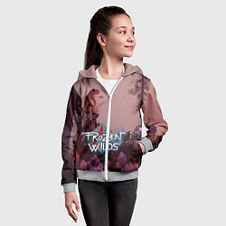 Толстовка на молнии детская HORIZON ZERO DAWN, цвет: 3D-меланж — фото 2