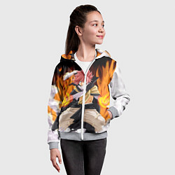 Толстовка на молнии детская FAIRY TAIL ХВОСТ ФЕИ, цвет: 3D-меланж — фото 2