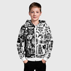 Толстовка на молнии детская THE LAST OF US 2, цвет: 3D-белый — фото 2