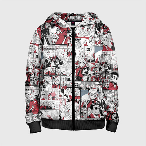 Детская толстовка на молнии HELLTAKER / 3D-Черный – фото 1