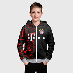Толстовка на молнии детская FC Bayern Munchen Форма, цвет: 3D-меланж — фото 2
