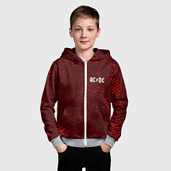 Толстовка на молнии детская AC DС, цвет: 3D-меланж — фото 2