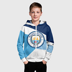 Толстовка на молнии детская MANCHESTER CITY EXLUSIVE, цвет: 3D-белый — фото 2