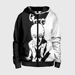 Толстовка на молнии детская Great Teacher Onizuka, цвет: 3D-черный