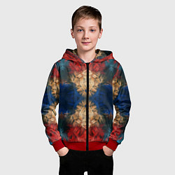 Толстовка на молнии детская MAGNETIC, цвет: 3D-красный — фото 2