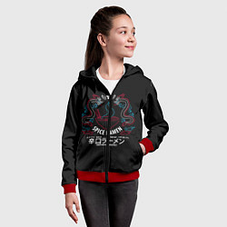 Толстовка на молнии детская DESTINY 2 SPICE RAMEN, цвет: 3D-красный — фото 2