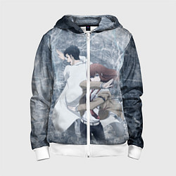 Толстовка на молнии детская Врата Штейна, цвет: 3D-белый