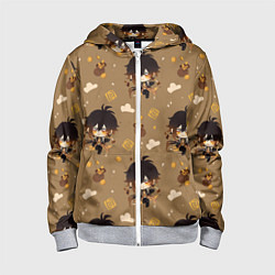 Детская толстовка на молнии Чиби Чжун Ли