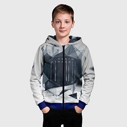 Толстовка на молнии детская DEATH STRANDING, цвет: 3D-синий — фото 2