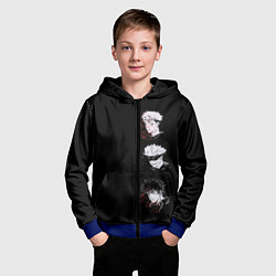 Толстовка на молнии детская Jujutsu Kaisen, цвет: 3D-синий — фото 2