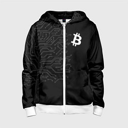 Детская толстовка на молнии БИТКОИН BITCOIN