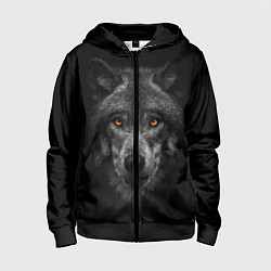 Детская толстовка на молнии Evil Wolf