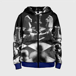 Детская толстовка на молнии Шахматы