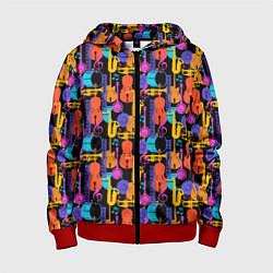 Детская толстовка на молнии Джаз