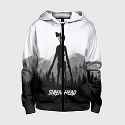 Детская толстовка на молнии SIREN HEAD DARK FOREST