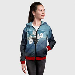 Толстовка на молнии детская Магическая Битва Реплика Кугисаки Нобара, цвет: 3D-красный — фото 2