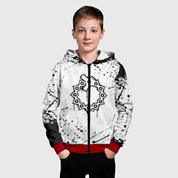 Толстовка на молнии детская МЕЛИОДАС 7 СМЕРТНЫХ ГРЕХОВ, цвет: 3D-красный — фото 2