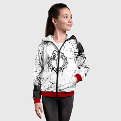 Толстовка на молнии детская МЕЛИОДАС 7 СМЕРТНЫХ ГРЕХОВ, цвет: 3D-красный — фото 2