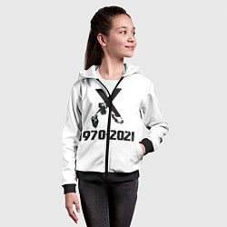 Толстовка на молнии детская Legend DMX, цвет: 3D-черный — фото 2