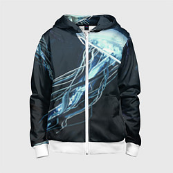 Детская толстовка на молнии Рисунок медуза