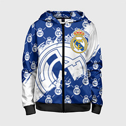 Толстовка на молнии детская REAL MADRID РЕАЛ МАДРИД, цвет: 3D-черный