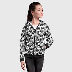 Толстовка на молнии детская Геймер, цвет: 3D-черный — фото 2