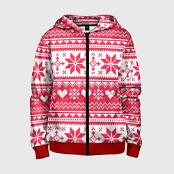 Детская толстовка на молнии Новогодний уют