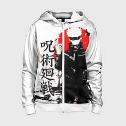 Детская толстовка на молнии Сатору, Jujutsu Kaisen