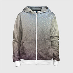 Детская толстовка на молнии Металликскин