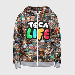 Детская толстовка на молнии Toca Life