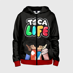 Детская толстовка на молнии Toca Life: Friends