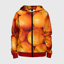 Детская толстовка на молнии Мандаринчик чик