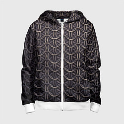 Детская толстовка на молнии Кольчуга железная средневековая