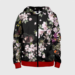 Детская толстовка на молнии Краски весны