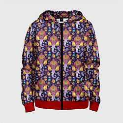 Детская толстовка на молнии Слон Ганеша Ganesha