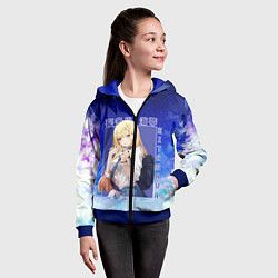 Толстовка на молнии детская Marin Kitagawa: Heaven Art, цвет: 3D-синий — фото 2