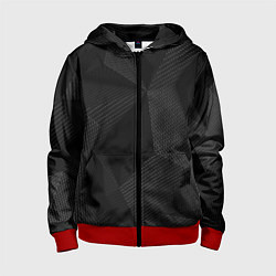 Детская толстовка на молнии КАРБОН ПОЛИГОНЫ