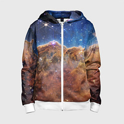 Детская толстовка на молнии Туманность Киля