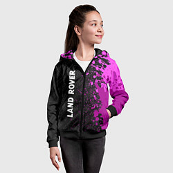 Толстовка на молнии детская Land Rover pro racing: по-вертикали, цвет: 3D-черный — фото 2