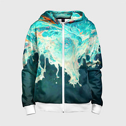 Детская толстовка на молнии Поток воды