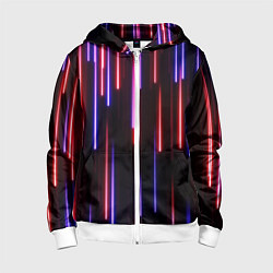 Детская толстовка на молнии Метеоритный дождь