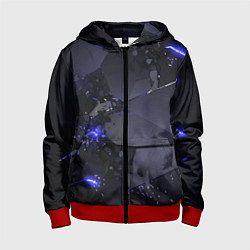 Детская толстовка на молнии Неоновые плиты, взрыв