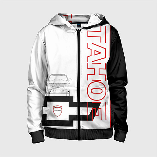 Детская толстовка на молнии Tahoe club chevrolet / 3D-Черный – фото 1