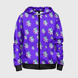 Детская толстовка на молнии BT21 Mang pattern BTS