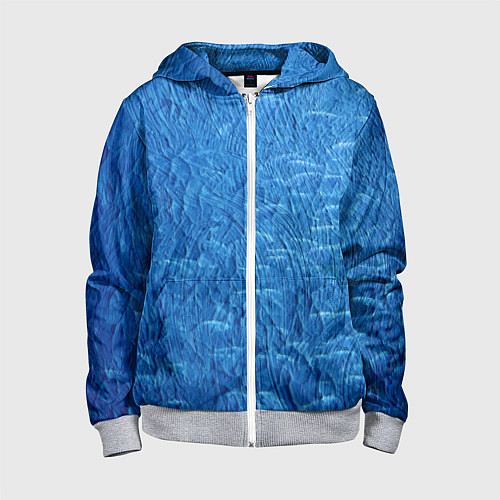 Детская толстовка на молнии Абстрактный паттерн / 3D-Меланж – фото 1