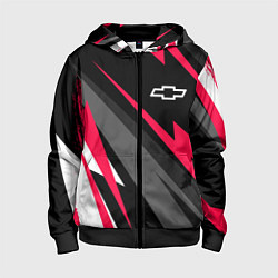 Детская толстовка на молнии Chevrolet fast lines