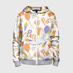 Детская толстовка на молнии Party style